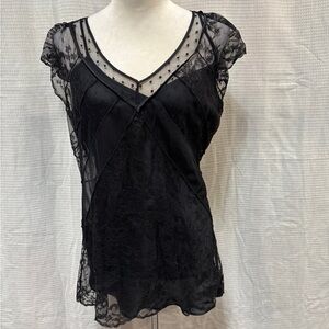 White House Black Market Satin Blouse